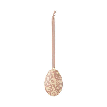 Maileg Easter egg hanging - Flowers - Dark Powder 