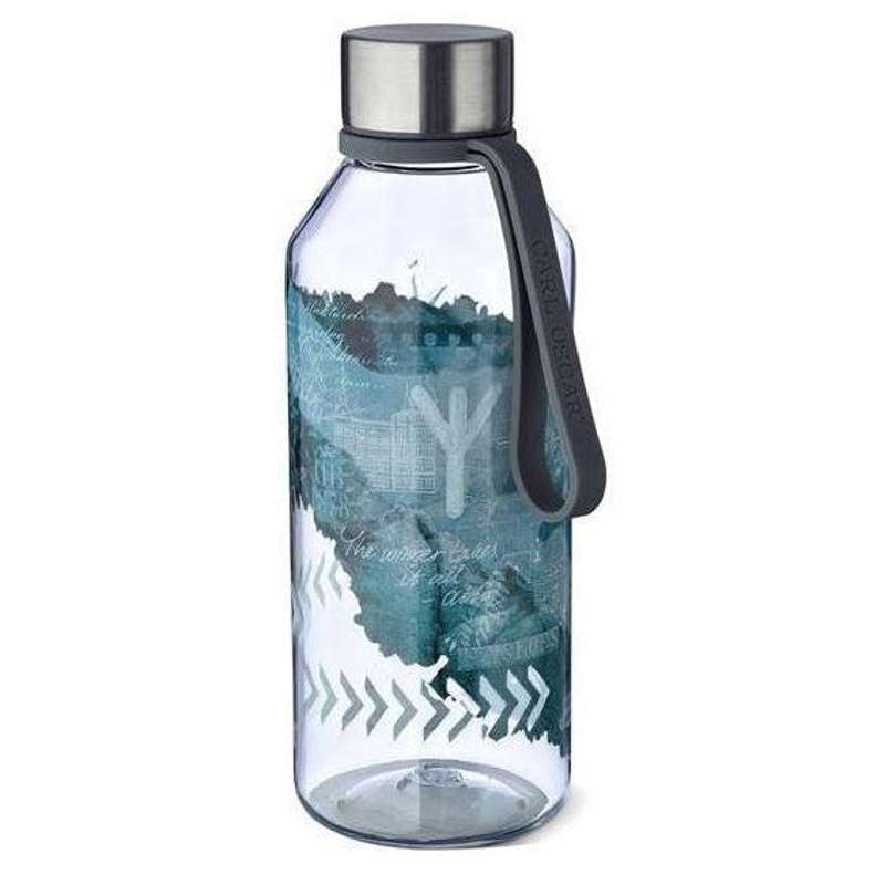 Carl Oscar WisdomFlask Wasserflasche mit Tragegurt - 0,65L - Stärke (Grau) 