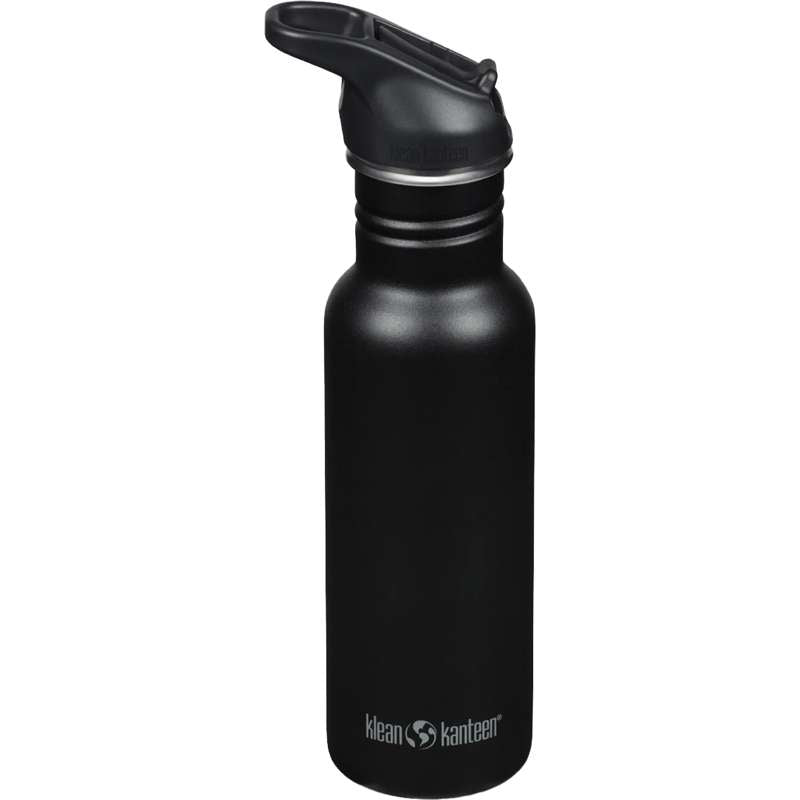 Klean Kanteen Classic Μπουκάλι Νερού - Flip/Seal SportCap - 532ml - Μαύρο 