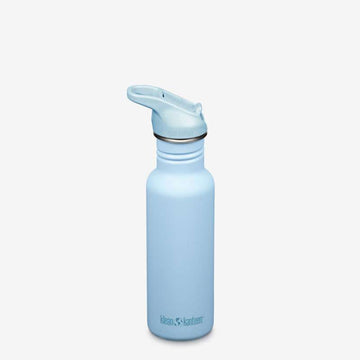 Klean Kanteen Classic Water Bottle - Flip/Seal SportCap - 532ml - Clear Sky 