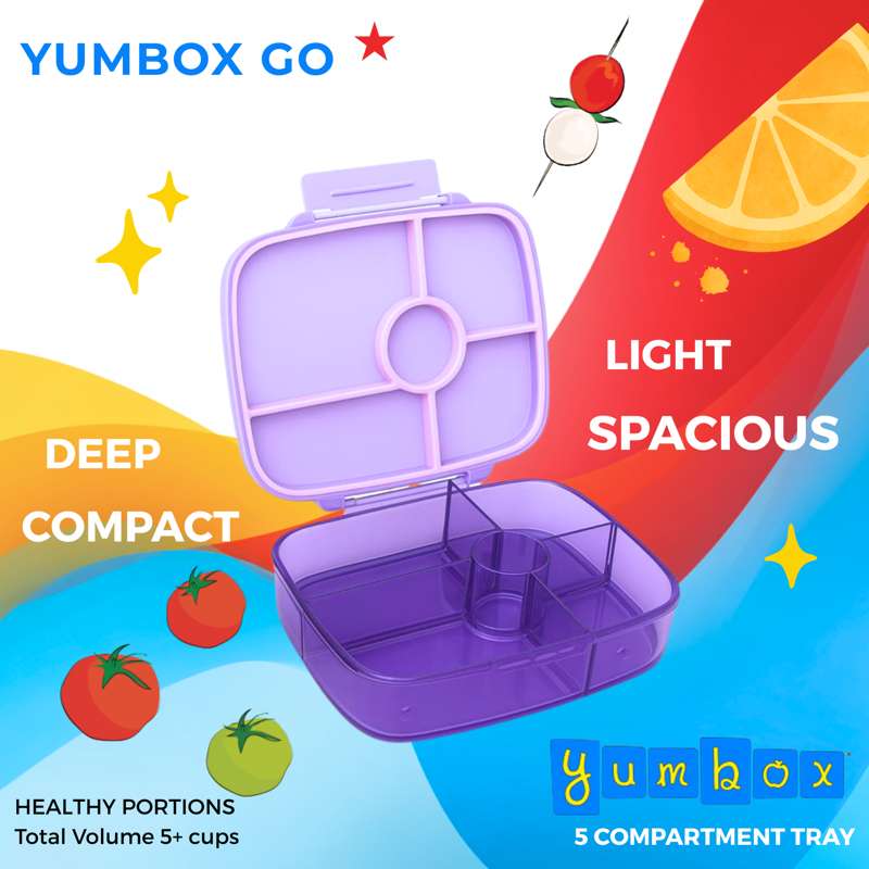 Yumbox Matboks - Go - 5 rom - Kyoto Lilla 