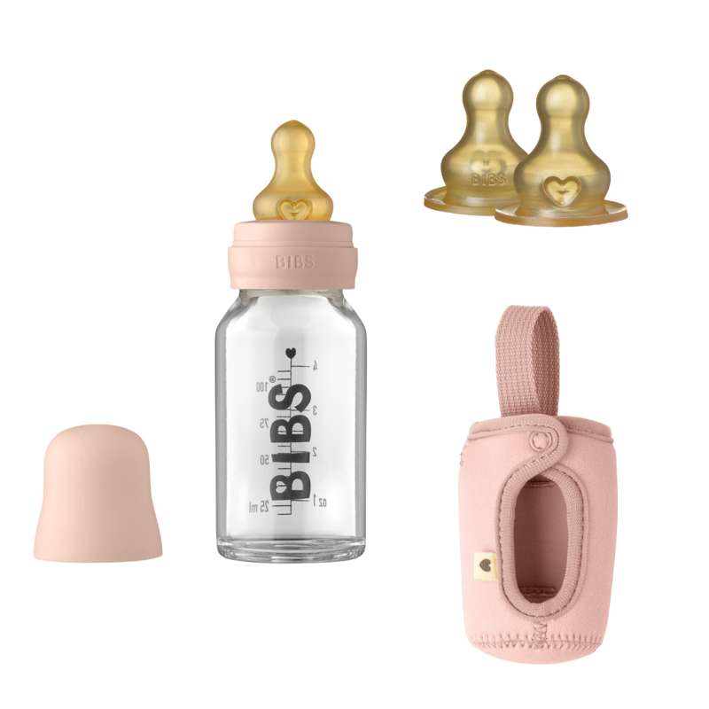 BIBS Flesjes Bundle - No1 - Klein - Blush/Blush 