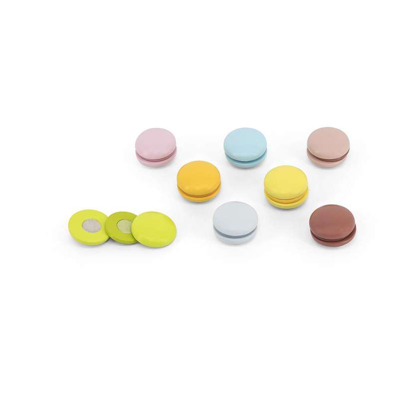 Kid'oh Nourriture légale - Macarons - 8 pcs. (Bois) 