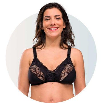 Carriwell Soft as Silk Nursing Bra - Black 