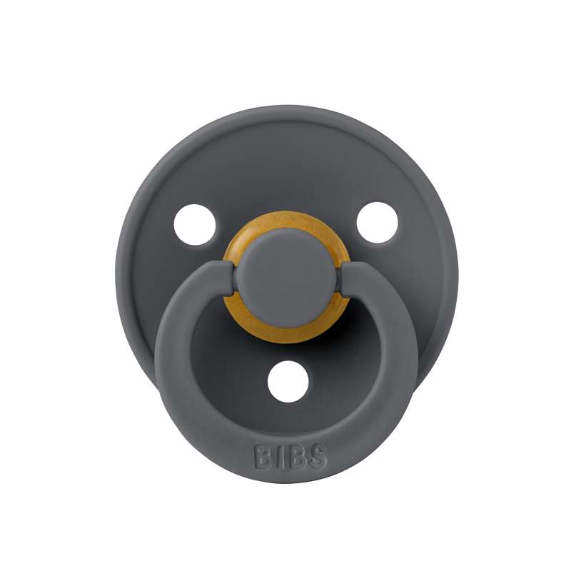 Bibs Anatomischer Colour Schnuller - Gr. 2 - Naturkautschuk - Eisen 