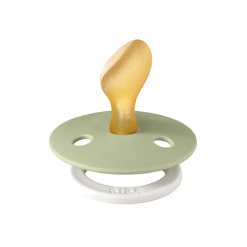 Bibs Anatomischer Colour Schnuller - Gr. 2 - Naturkautschuk - GLOW - Weiser 