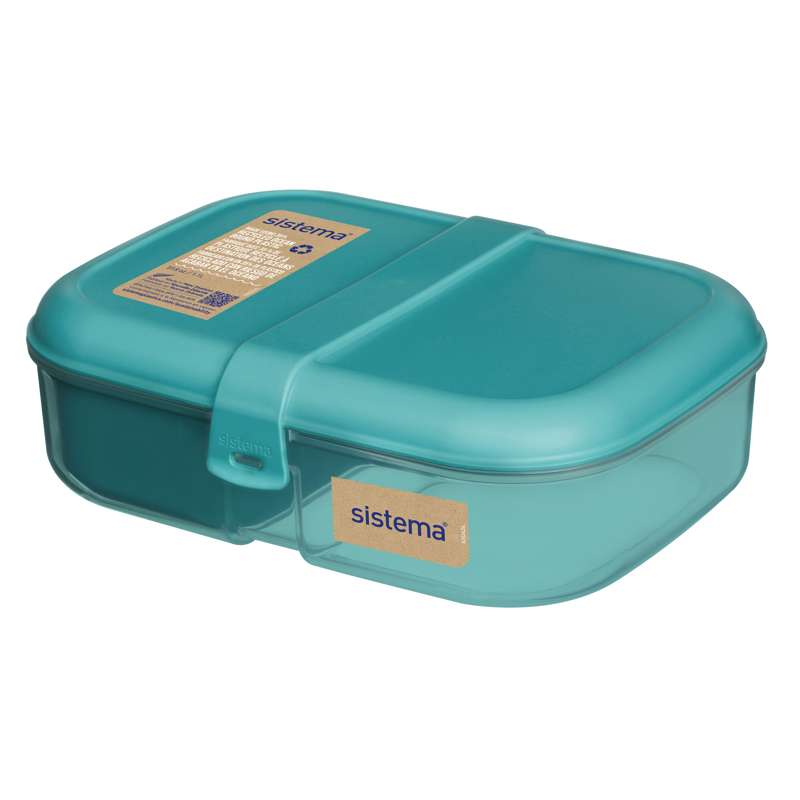 Sistema Ocean Bound Lunch Box - Traka za ručak za ponijeti - 1.1L - Tirkizna kamen 