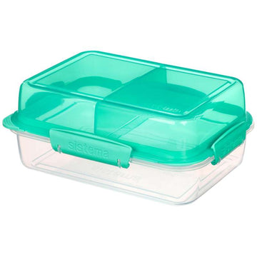 Sistema Brotdose - Lunch Stack To Go Rechteck - 1,8L. - Minty Teal 