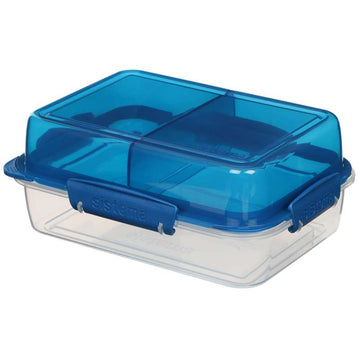 Sistema Brotdose - Lunch Stack To Go Rechteck - 1,8L. - Ozeanblau 