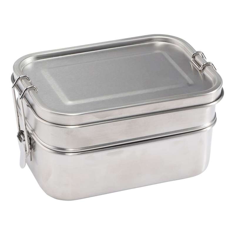 HAPS Nordic Lunchbox with Double Layer - Steel 