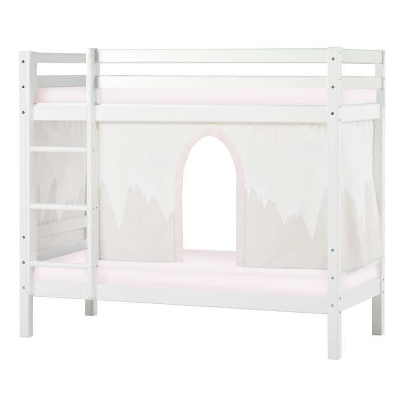 Hoppekids ECO Dream - Lit superposé m. Winter Wonderland Rideau - 70x160 cm. - Non Divisible 