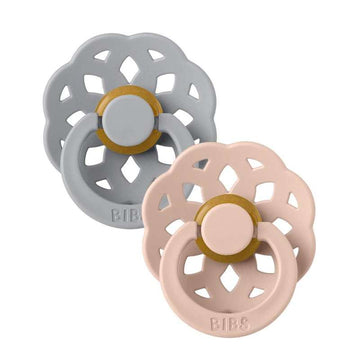 Bibs Boheme Schnuller - 2-Pack - Gr. 1 - Naturkautschuk - Cloud/Blush 