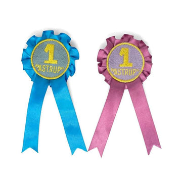 By Astrup Medallas de caballo / Ribbons para caballos de competición - 2 unidades. 