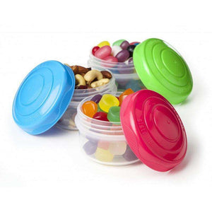 Sistema Snackboks - Mini Bites - 3-Pak - 130ml - Ass. Boje 