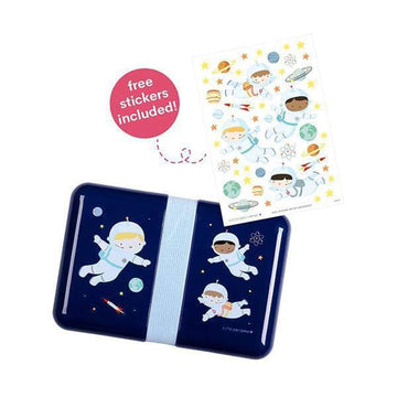 A Little Lovely Company Lunch box - Astronaut - Navy 