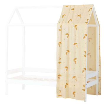 Hoppekids Ole Lukoie Curtain for House bed (More Sizes) - Yellow 