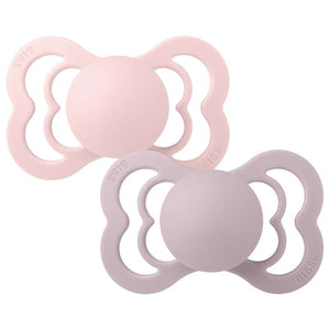 Suzeta Bibs Supreme - 2-Pak - măr. 2 - Silicon - Blossom/Lila Întunecat 