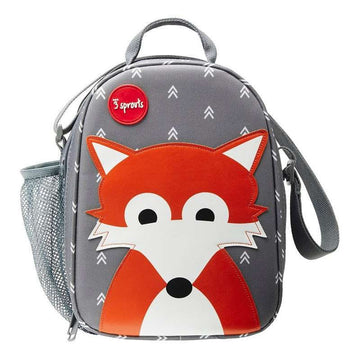 3 Sprouts Shoulder bag with thermal effect for the lunch box - Fox - Dark Grå 