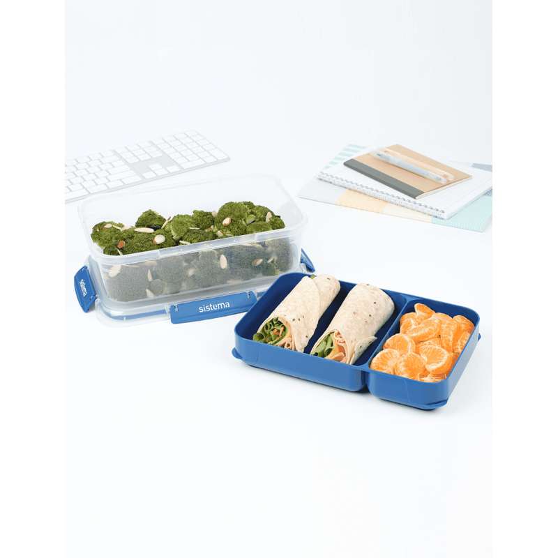 Sistema Rechteckige Stax To Go - 2,2L - Ozeanblau 