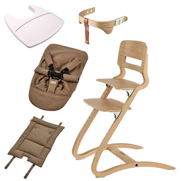 Leander Louie™ High Chair w. Harness - Oak - Natural 