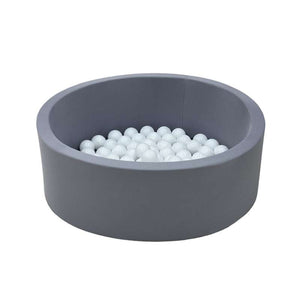 Kid'oh piscină cu bile - 100 Bile - Gri - Alb 