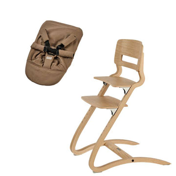Leander Louie™ Hochstuhl mit Babyaufsatz - Eg/Natürlich 