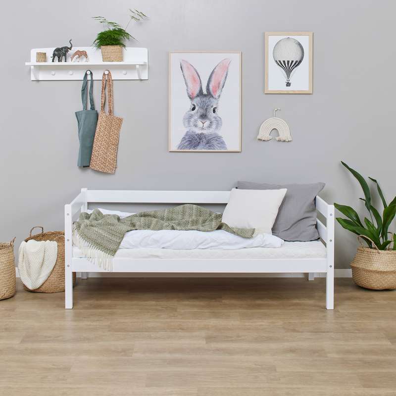 Hoppekids ECO Comfort - Nuorisosänky - 70x160 cm. - Valkoinen 