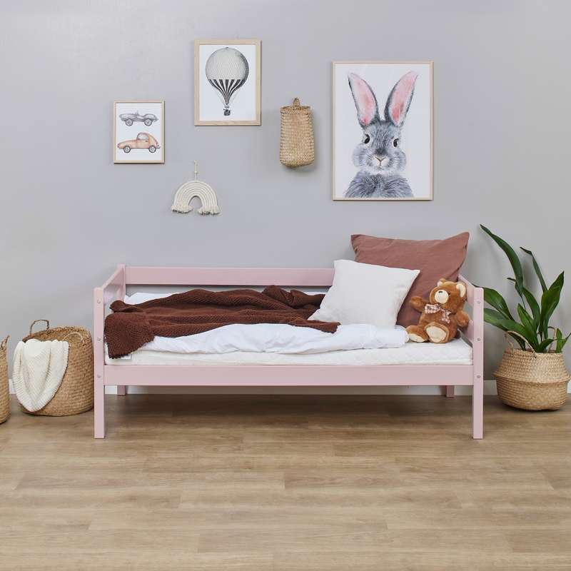 Hoppekids ECO Comfort - Einzelbett - 70x160 cm. - Pale Rose 