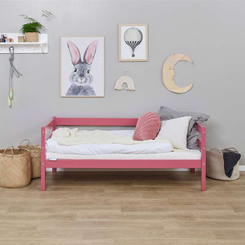 Hoppekids ECO Comfort - Юношеско легло - 70x160 см. - Барокова роза 