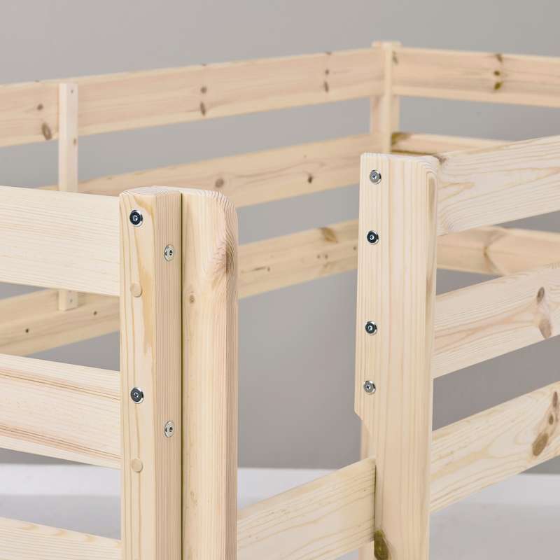 Hoppekids ECO Comfort - Łóżko półwysokie - Więcej rozmiarów - Naturalny 