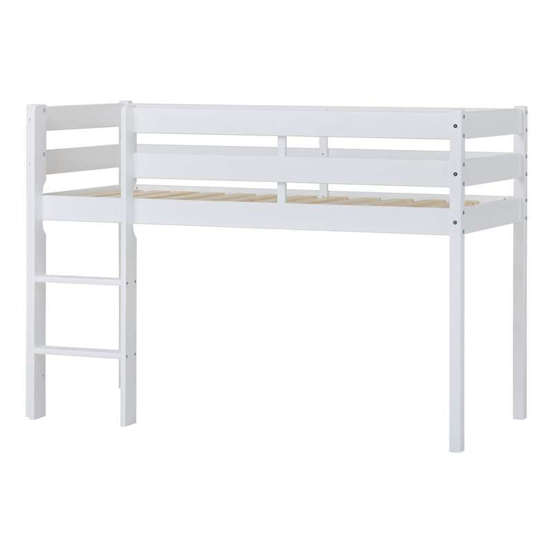 Hoppekids ECO Comfort - Mid sleeper bed (Multiple Sizes) - White 