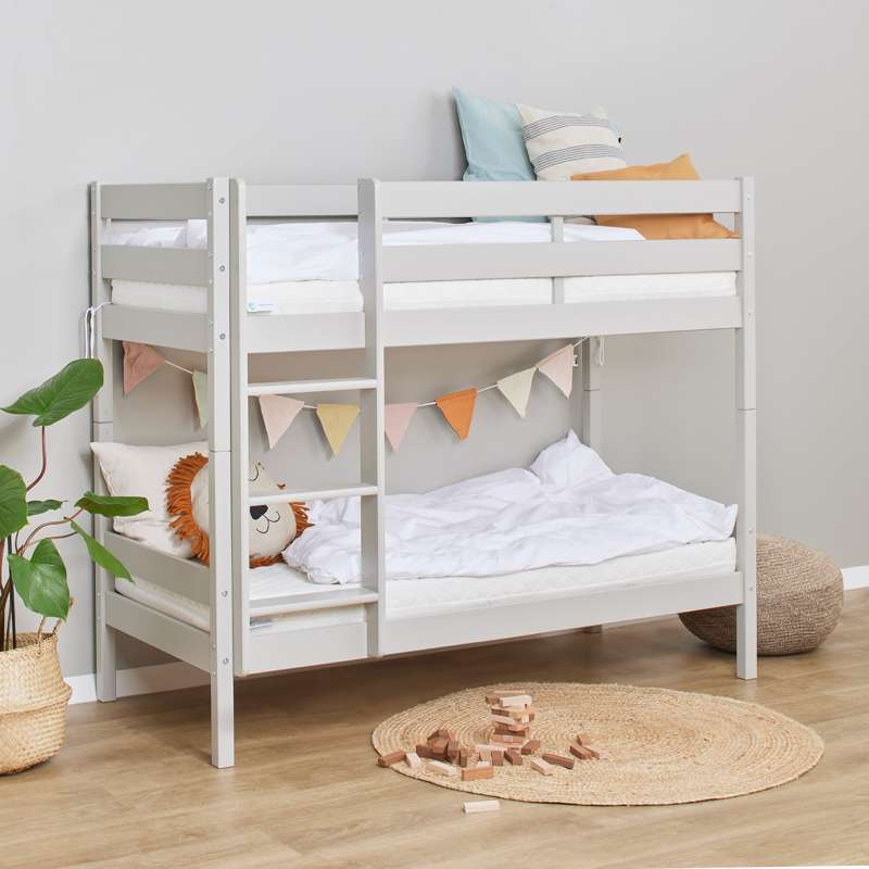 Hoppekids ECO Comfort - Łóżko piętrowe (Więcej rozmiarów) - Dove Grey 