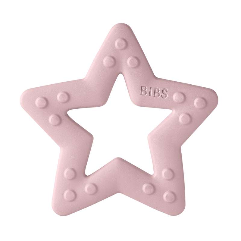 BIBS Igraj - Baby Bitie Ogrlica za zube - Zvijezda - Ružičasta šljiva 