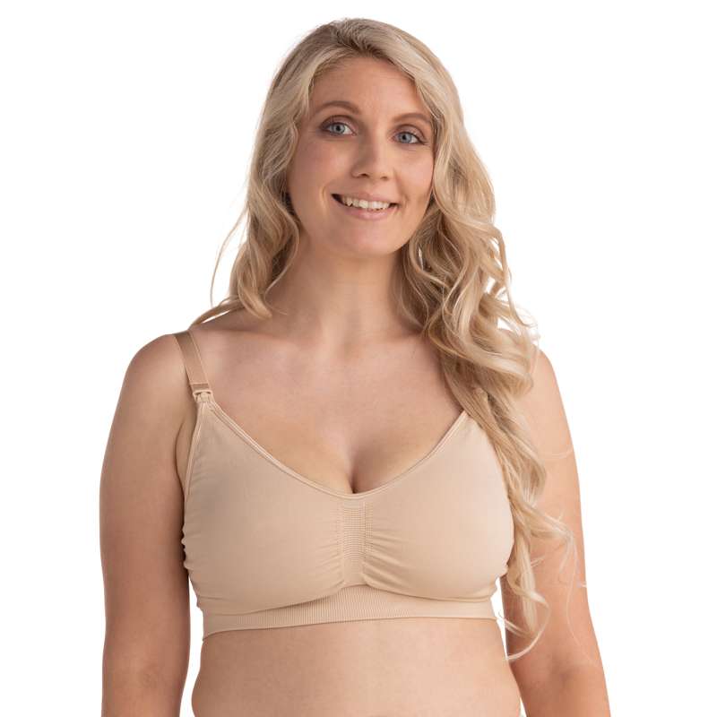 Carriwell New Mum Still-BH nahtlos - honig 