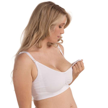 Carriwell New Mum Still-BH nahtlos - weiß 