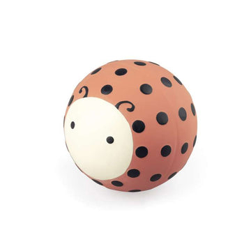 Sebra Bath Ball - Ladybug - Natural Rubber 