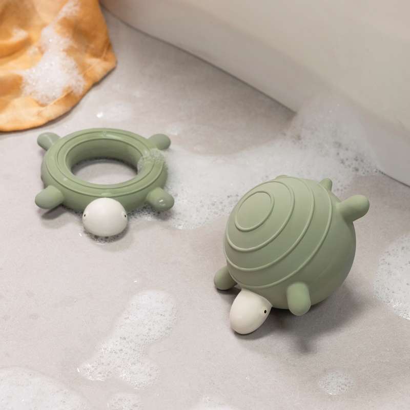 Sebra Bath toy - Turtle - Natural rubber 