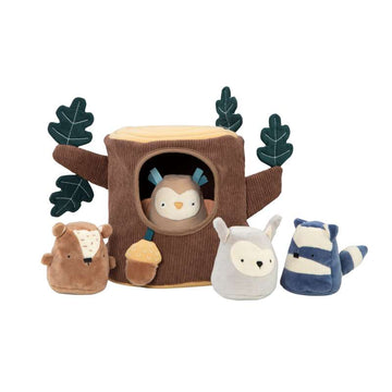 Sebra Activity toy - Hide and seek - Tree stump 