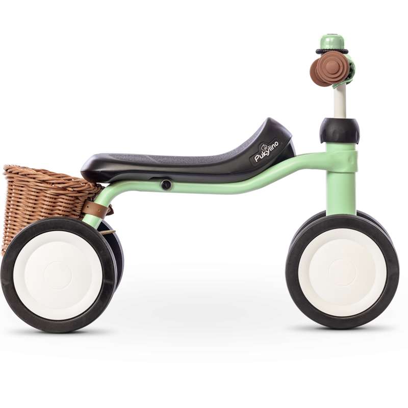 PUKY PUKYlino - Balance bike with 4 wheels - Bundle - Pastel Green 