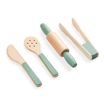 Sebra Set di utensili da cucina in legno 