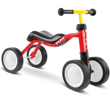 PUKY VÉLO D'ENFANT WUTSCH avec 4 roues - Rouge 