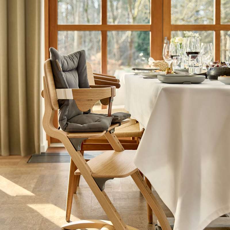 Leander Възглавница за Leander Стол за хранене - Хладно сиво 