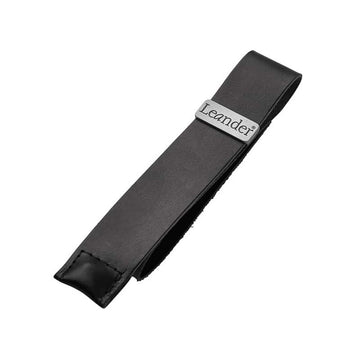 Leander Leather strap for hanger - Black 