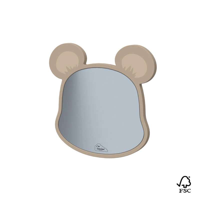Cam Cam Copenhagen Children's mirror - Bear - FSC 100% - Latte 