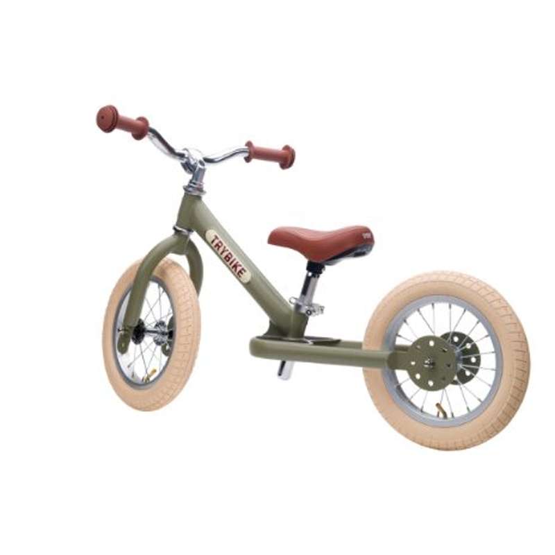 Trybike Balance bike 2 wheels - Green 