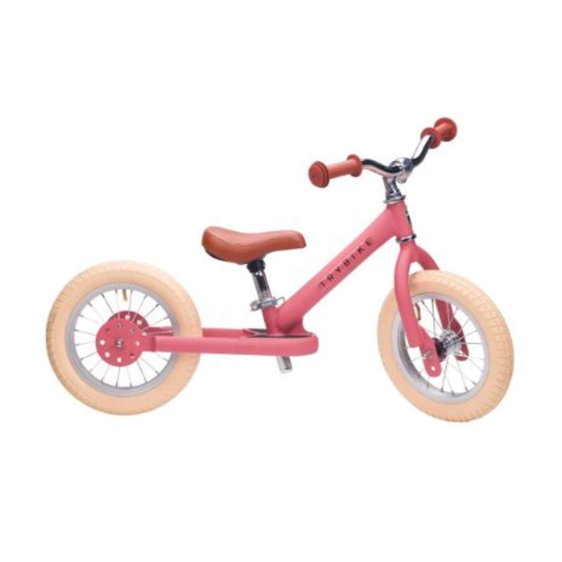 Trybike Bicicleta de cebolla 2 ruedas - Rosa 