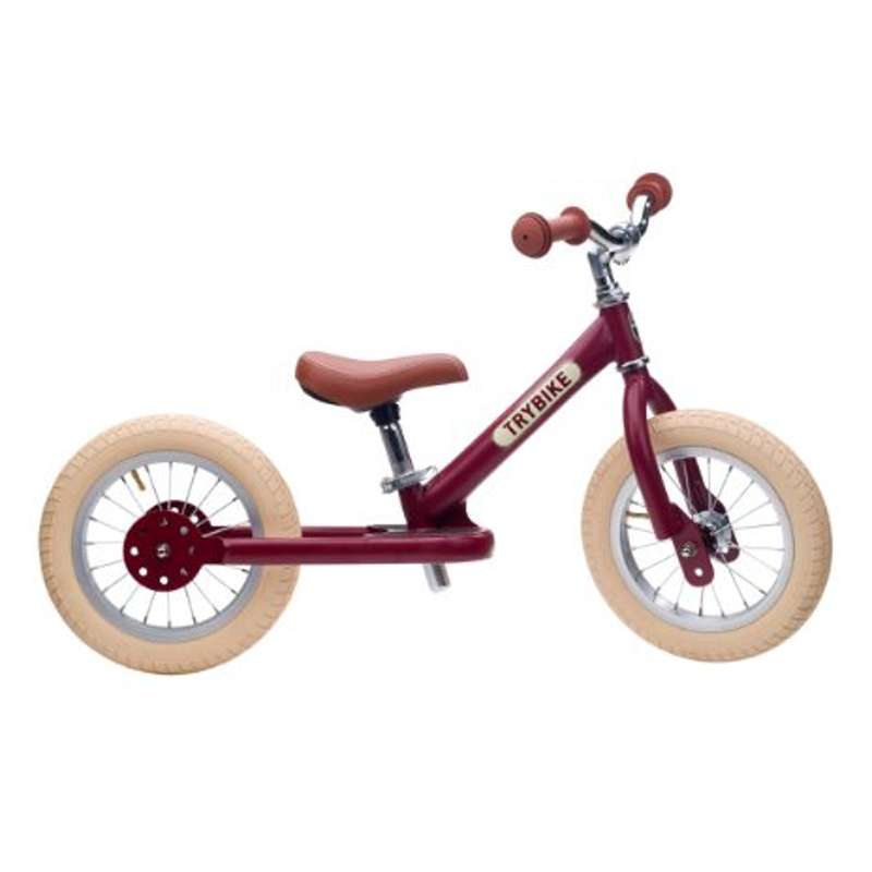 Trybike loopfiets 2 wielen - Rood 