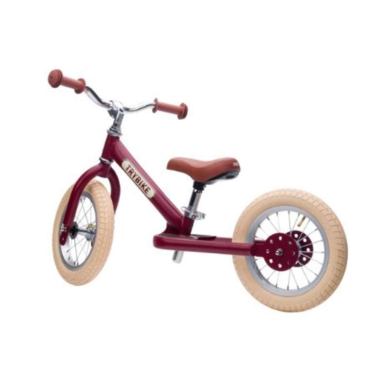 Trybike loopfiets 2 wielen - Rood 