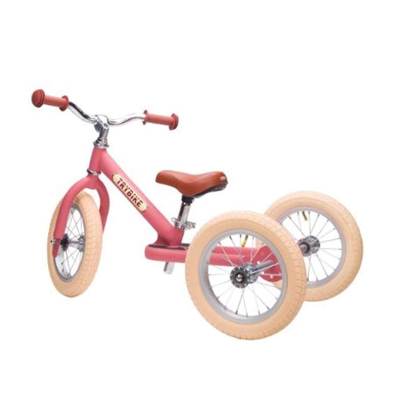 Trybike Bicicleta de carga 3 ruedas - Rosa 