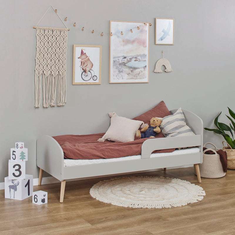 Hoppekids BLEND - Łóżko juniorskie - 70x160 cm - Dove Grey 
